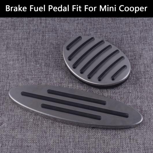 2ピース パンチなし ブレーキ フューエル ペダル フットレスト パッド 適用: ミニ クーパー R...