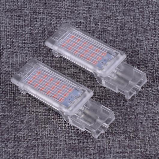 2ピース 12V インテリア レッド 18 LED 足元 ライト ランプ 適用: VW ゴルフ 5/...