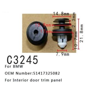 クリップ 51417325082 適用: BMW X5 X3 G01 Z4 BMW5 G30 G31 G38 BMW6