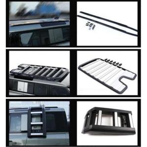 アルミニウム 合金 トップ ルーフ ラック レール ラゲッジ ボックス 折りたたみ ラダー 装置 ボックス 適用: ランド 3 イン 1 セット AL-OO-2850 AL