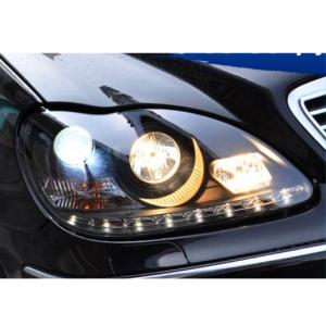 適用: メルセデス・ベンツ W220 1999-2005 S280 S320 S500 S600 LED エンジェルアイ DRL 1990-2001 キセノン ロー ビーム AL-OO-8400 AL