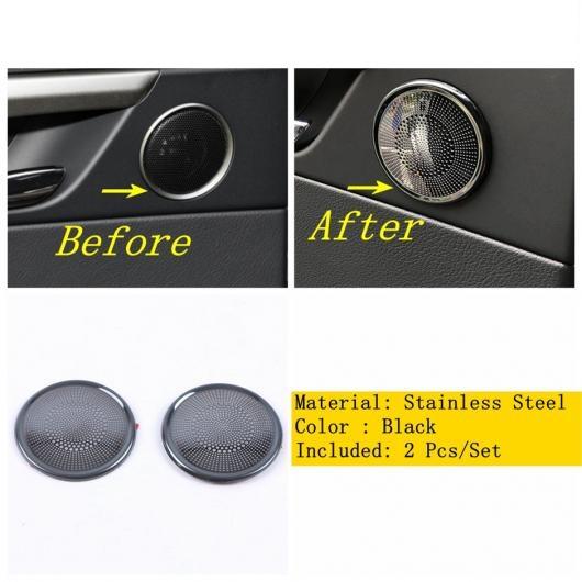 オート リア ドア ステレオ スピーカー オーディオ サウンド ラウドスピーカー ラウンド カバー ...