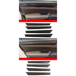 ABS カーボンファイバー調 インテリア ドア パネル 装飾 カバー トリム 適用: BMW X3 ...