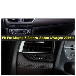 左ハンドル用 インテリア 適用: MAZDA6 アテンザ セダン ＆WAGON 2016 2017 セントラル コントロール インストルメント パネル 装飾 カバー AL-PP-4318 AL