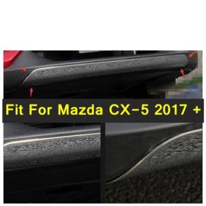 フロント バンパー ボトム 保護 ストリップ カバー トリム 1 ピース 適用: マツダ CX-5 2017-2022 ステンレス スチール エクステリア AL-PP-4319 AL