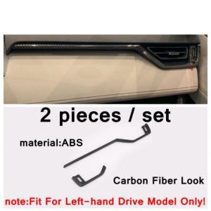カーボンファイバー インテリア パーツ インストルメント エアコン AC 吹き出し口 カバー トリム 右ハンドル用 適用: 左ハンドル用 A AL-PP-4358 AL