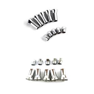 10ピース TR413/TR414 クローム トラック タイヤ ホイール タイヤ バルブ ステム H...