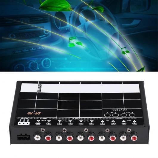 オーディオ グラフィック イコライザ EQ 7S オーディオ ステレオ チューナー 3.5mm 補助...