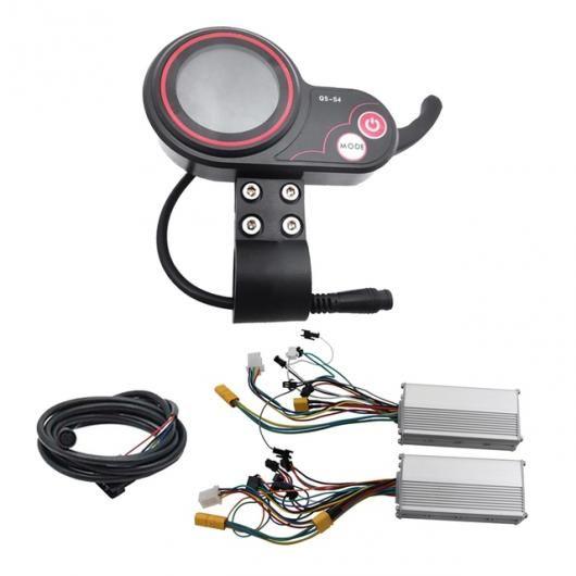 QS - S4 72V サムスロットル LCD ディスプレイ メーター 6PIN + 48V 800...