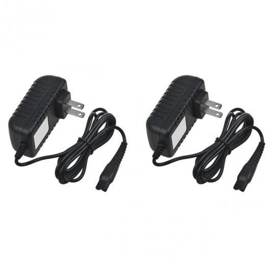 2ピース 5.4W 15V/0.36A シェーバー パワー アダプタ チャージャー 適用:シェーバー...