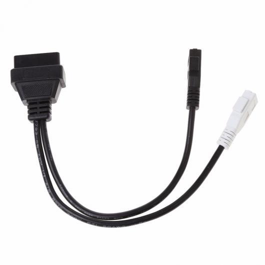 2×2ピン 16ピンメス　OBD2診断コネクタケーブル VW アウディT シュコダ スーツ VAG ...