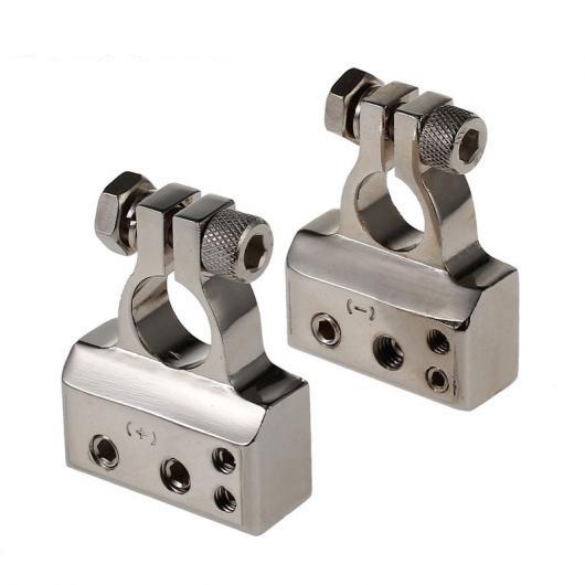 ジャンプコネクタ 4/8 ゲージバッテリークイックディスコネクトバッテリー正 負端子コネクタキャップ...