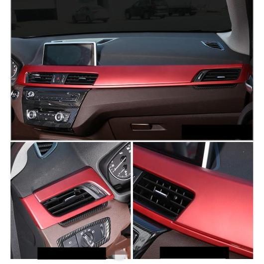 セントラル コントロール 装飾 ダッシュボード パネル フレーム インテリア 適用: BMW X1 ...