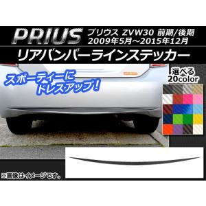 トヨタ ZVW30系 プリウス 前期 後期 リア キャンバープレート