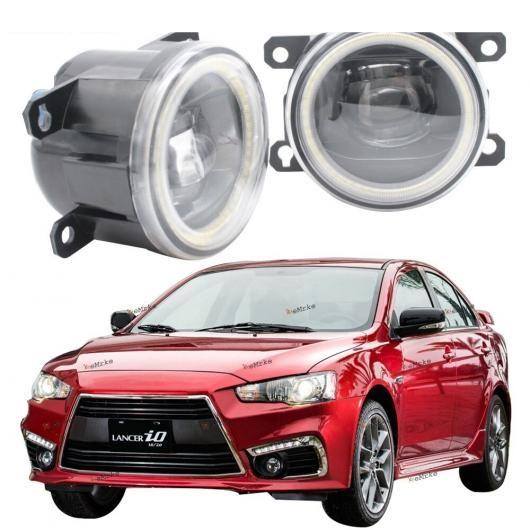フォグライト 適用: 三菱 ランサー IO EX 2015 2016 2017 2in1 LED エ...