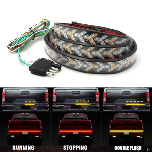 トラック テールゲート LED ストリップ ライト バー トリプル 列 4機能 ブレーキ ウインカー...