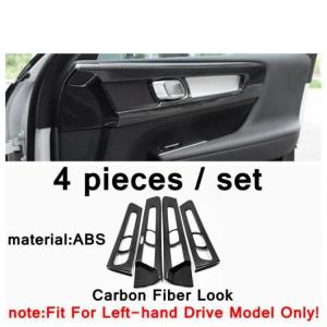 インナー ドア ハンドル キャッチ カバー ボウル サラウンド ベゼル フレーム トリム ABS 装飾 アクセサリー 左ハンドル用 適用: タイプA AL-PP-4347 AL