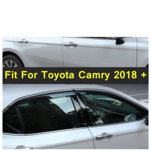 サイド ウインドウ バイザー カバー スタイリング 装飾 ウィンド レイン サン スモーク シールド アクセサリー 適用: トヨタ カムリ 2018-2022 AL-PP-4387 AL