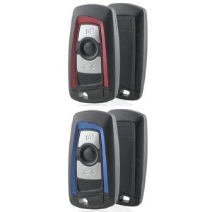 3 ボタン スマート キー シェル カバー リモート キーレス ケース アンカット ブランク ブレイ...