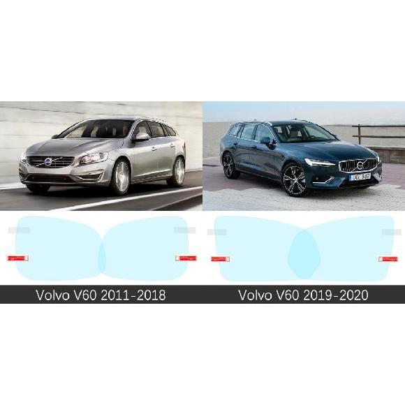 適用: ボルボ/VOLVO V60 Rデザイン 2011-2019 フル カバー バックミラー ミラ...