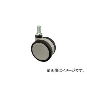 東信製作所/TOSHIN ねじ込み双輪キャスター 75径 自在ボルト M10×1.5 KT75BM1...