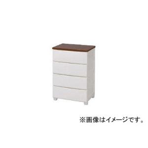 アイリスオーヤマ/IRISOHYAMA ウッドトップチェスト ホワイト/ウォールナット MG553(...
