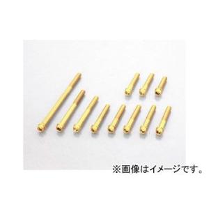 2輪 キタコ ビビッドボルトSET 24K金メッキ 060-1123300 JAN：49908520...