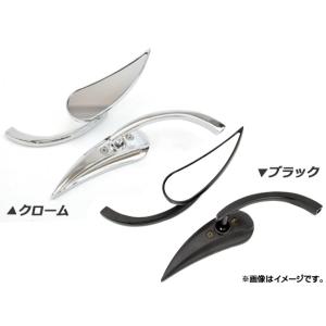アレンネス ラッドIIIダイキャスト・ミラー ブラック 右 : HD-PARTS
