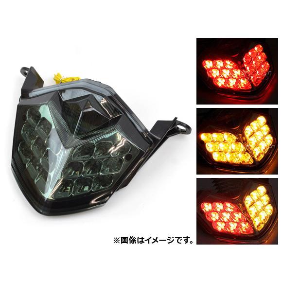 LEDテールランプ カワサキ ニンジャ-ZX10R 2008年〜2010年 スモークレンズ 2輪 A...