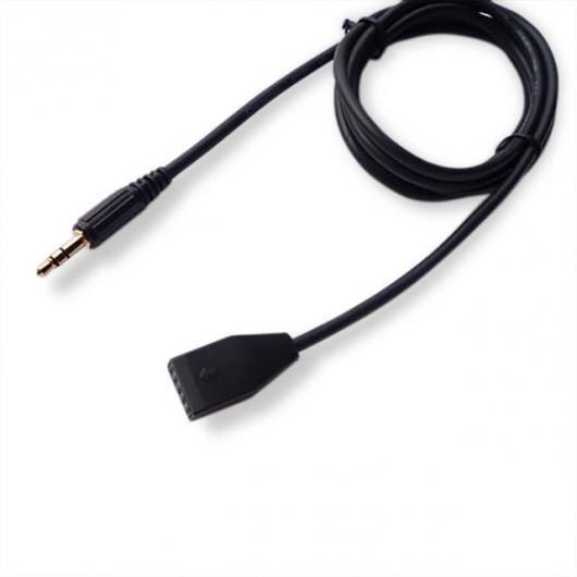 BMW E46 AUX オーディオ アダプタ ケーブル 3.5mm 10PIN カー 入力オスインタ...