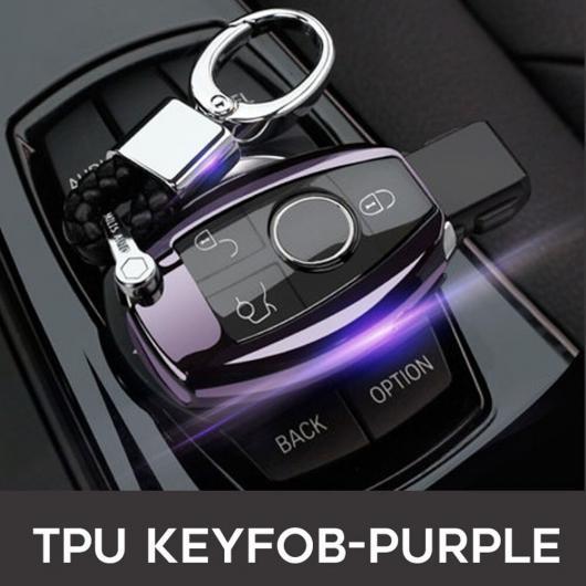 TPU キーケース カバー セット キーフォブ 適用: メルセデス ベンツ CLS CLA GLC ...