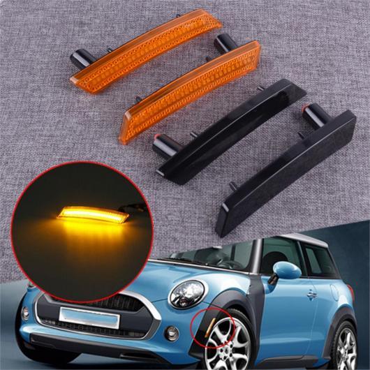 2ピース 3W プラスチック フロント フェンダー LED サイド マーカー ライト ランプ 適用:...