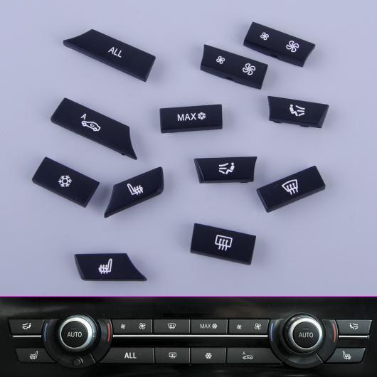 12 ピース 61319313923 ボタン キー キャップ リペア キット A/C ヒーター スイ...