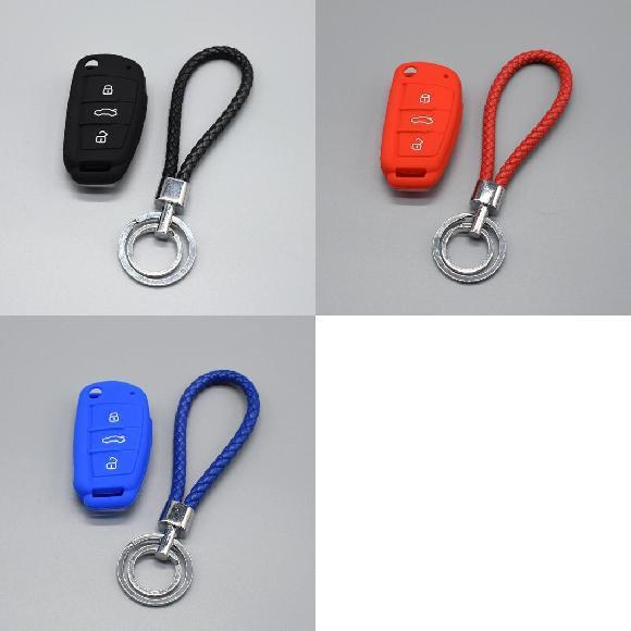 キーカバー 適用: アウディ/AUDI A1 A2 A3 A4 A5 A6 A7 TT Q3 Q5 ...