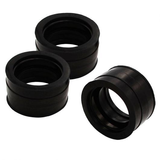 3ピース キャブレター インテークマニホールド ブーツ ジョイント アダプタ インターフェース 2F...