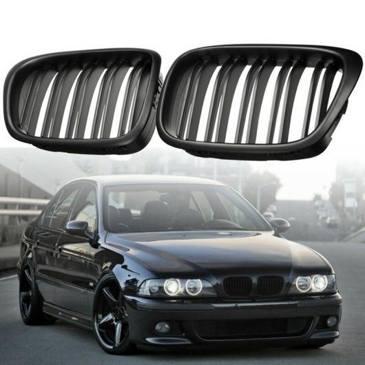 フロント バンパー グリル デュアル スラット グリル 適用: BMW E39 5シリーズ 525 ...