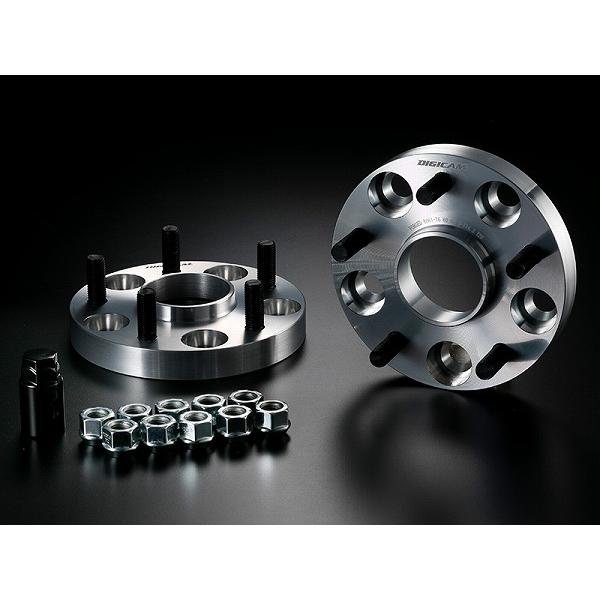 デジキャン ハブ付ワイドトレッドスペーサー 114.3-5H P1.25 20mm 73-66 6H...