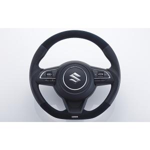 トラスト/TRUST GReddy ステアリング レッドステッチ ブラックカーボン