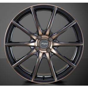 ジャパン三陽 アールバージョン スプリント ブロンズクリア/ブラック/クリア 18×7.5 +42 4/100 54 ホイール1本