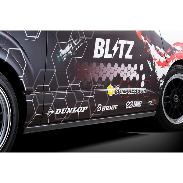 ブリッツ/BLITZ エアロスピードRコンセプト サイドスポイラー トヨタ レジアスエース TRH2...