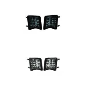 クリア/スモーク レンズ 2in1 LED コーナー ランプ ライト 適用: プリウス ハイブリッド...