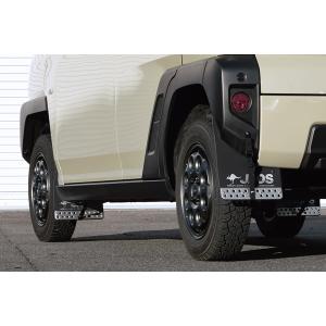 ダイハツ（DAIHATSU） マッドフラップリヤ ブラック 白文字「TAFT