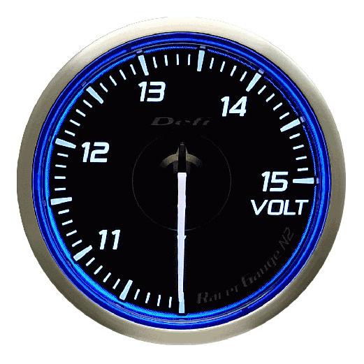 デフィ Racer Gauge N2 電圧計 ブルーモデル φ60 DF17101