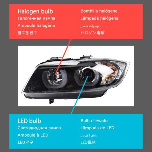 ヘッド ランプ 適用: E90 LED ヘッドライト 2005-2012 320i 325i DRL...