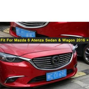 フロント グリル グリル カバー ベゼル トリム 10 ピース 適用: MAZDA6 アテンザ セダン ＆ ワゴン 2016 2017/ABS エクステリア パーツ AL-PP-4317 AL