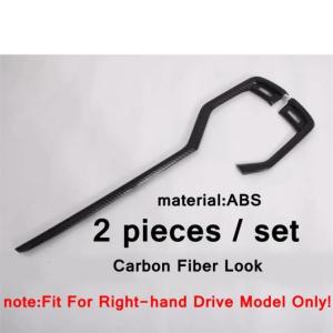 カーボンファイバー インテリア パーツ インストルメント エアコン AC 吹き出し口 カバー トリム 右ハンドル用 適用: 右ハンドル用 AL-PP-4358 AL