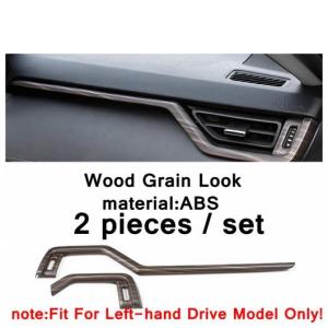 カーボンファイバー インテリア パーツ インストルメント エアコン AC 吹き出し口 カバー トリム 右ハンドル用 適用: 左ハンドル用 B AL-PP-4358 AL