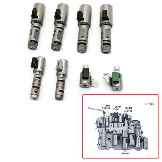 8ピース TF-70SC トランスミッション ソレノイド バルブ キット 適用: プジョー/PEUG...