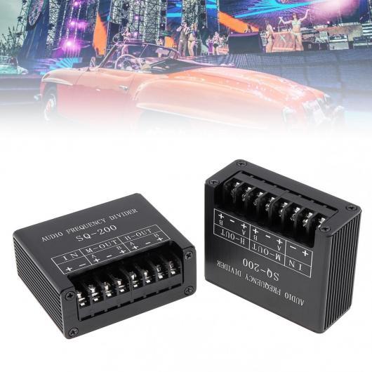 2ピース 150W 3 ウェイ クロスオーバー オーディオ ツイーター ミッドレンジ ウーファー ス...