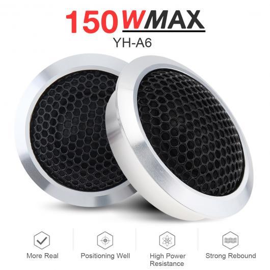 2ピース 35W ミニ ドーム ツイーター スピーカー ユニバーサル ラウドスピーカー 取付-イン ...